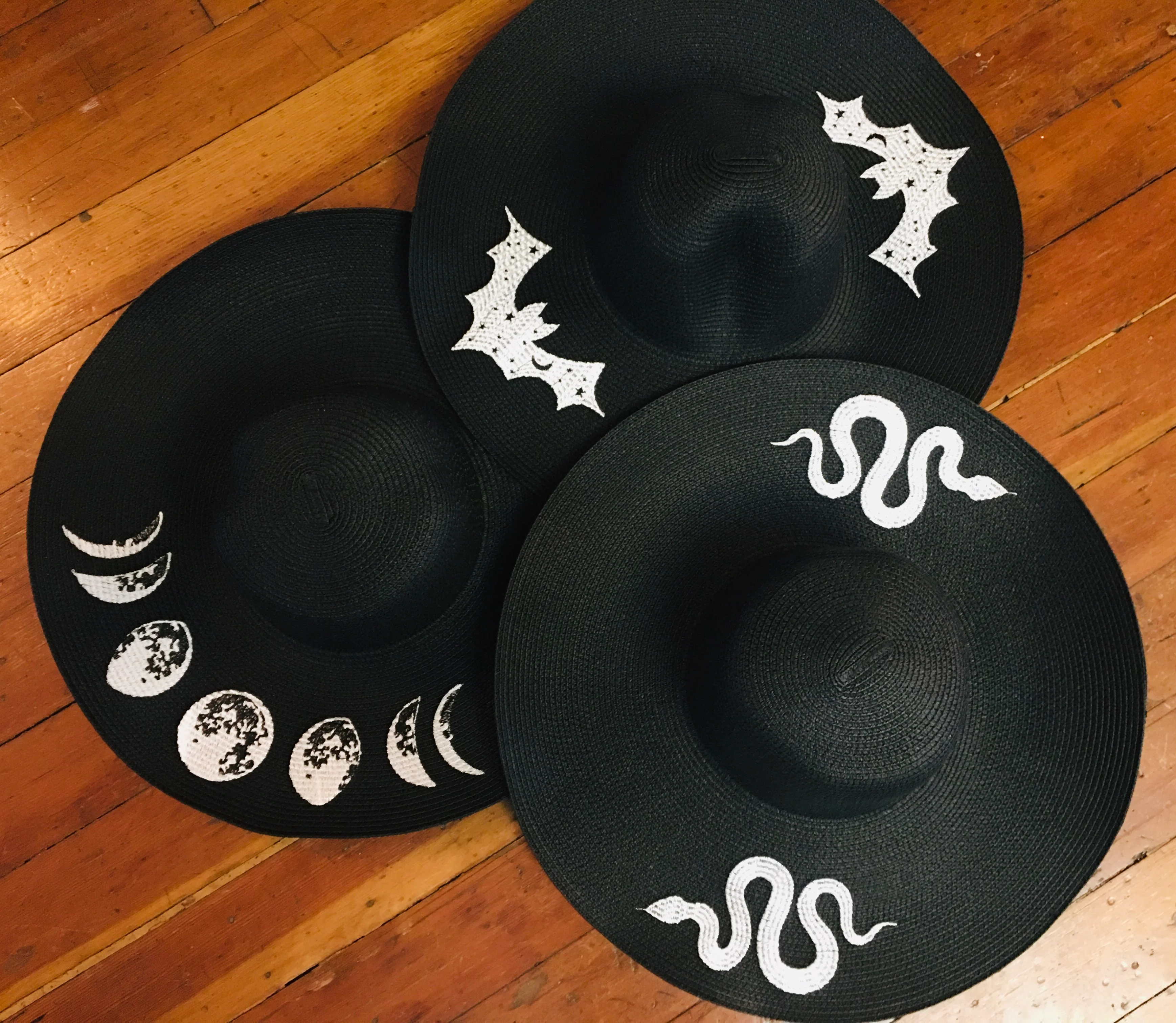 Floppy Sun Hat - XL Brim - Moon Phase - Image 2
