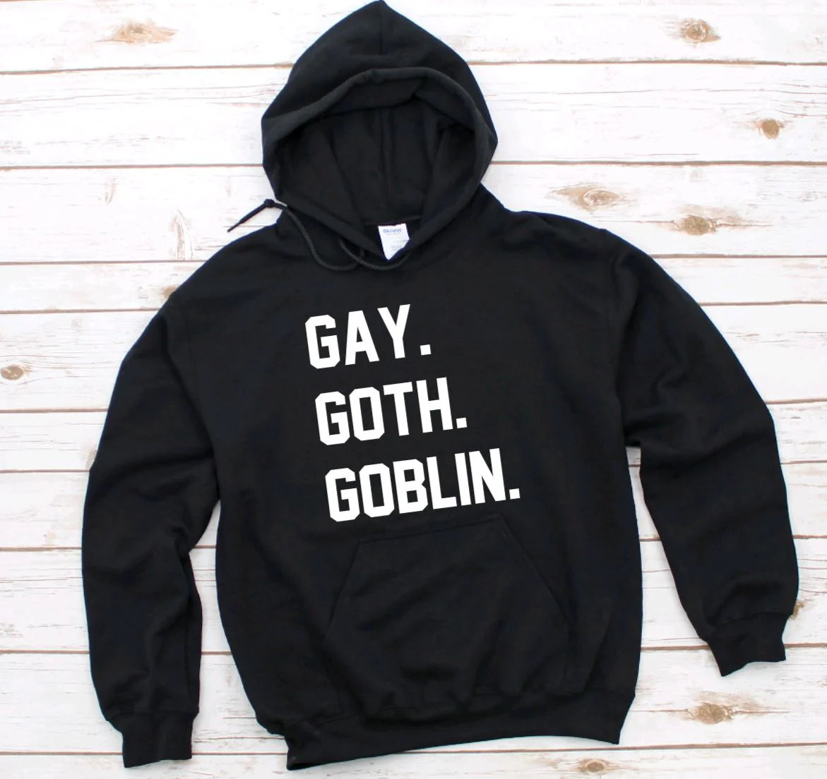 Gay Goth Goblin Hoodie