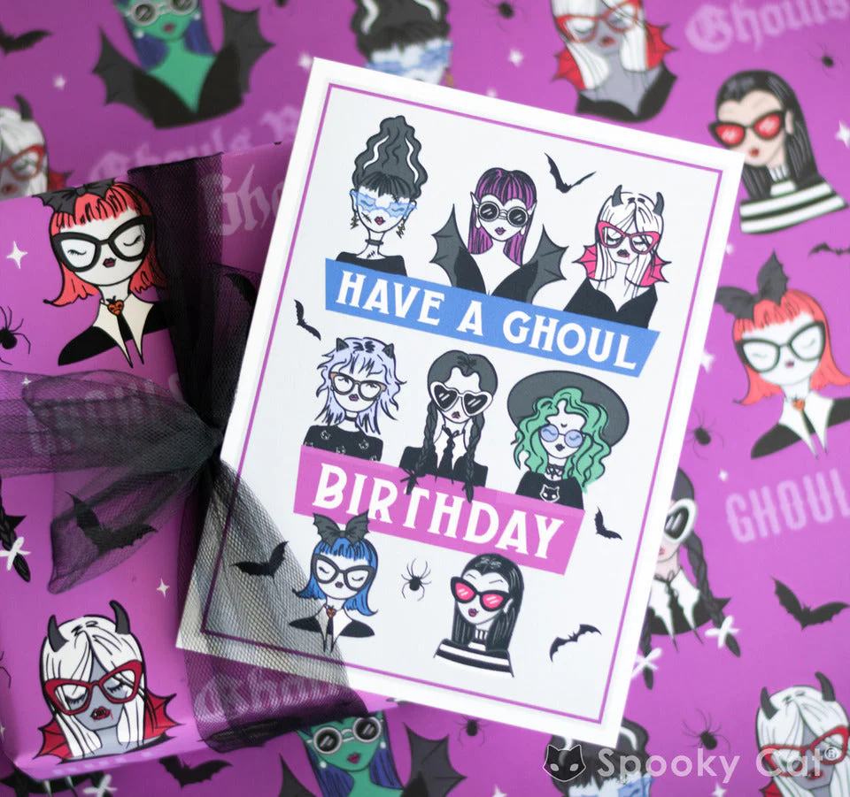 Ghoulfriend's Goth Birthday Card - Image 2
